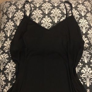 NEW Simple black silky dress/ NEVER WORN